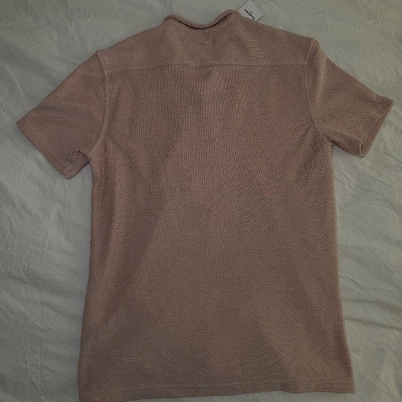 NWT Goodfellow Men's Short Sleeve Knit Button-Down Shirt - Size Small - Picture 3 of 10